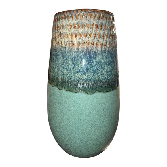 NIB Gaia Greens Hand Glazed Ceramic Vase - Picture 4 of 9